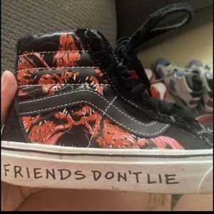Stranger Things kids shoes.